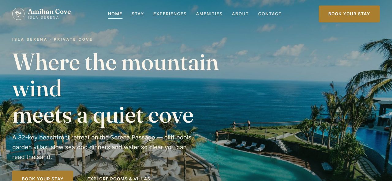 Sunlit Coast demo site