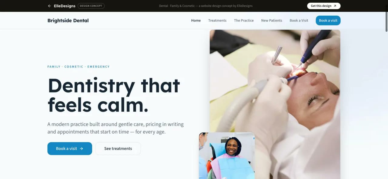 Soft & Calm template