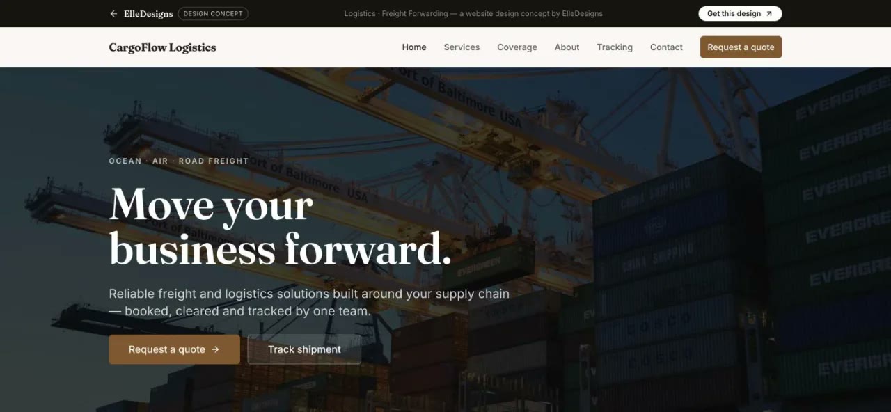 Warm Editorial demo site